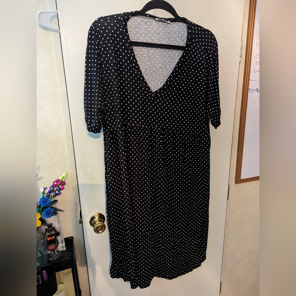 First Look Short Sleeved Tunic V Cut Blouse
